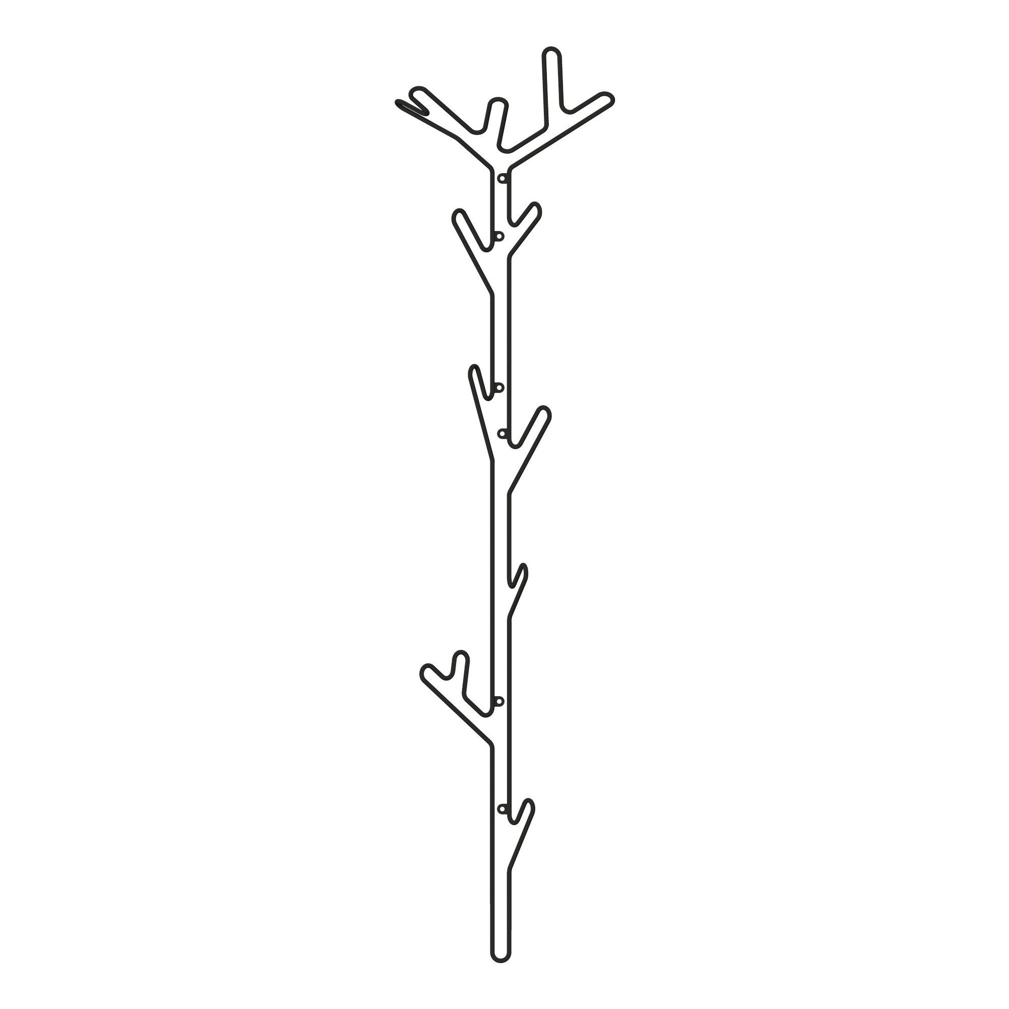 Porte-manteau Branche Noir