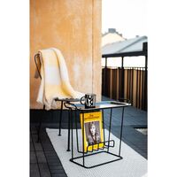 Minnie Mae Paper Side Table Black