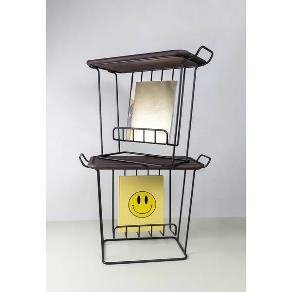 Minnie Mae Paper Side Table Black