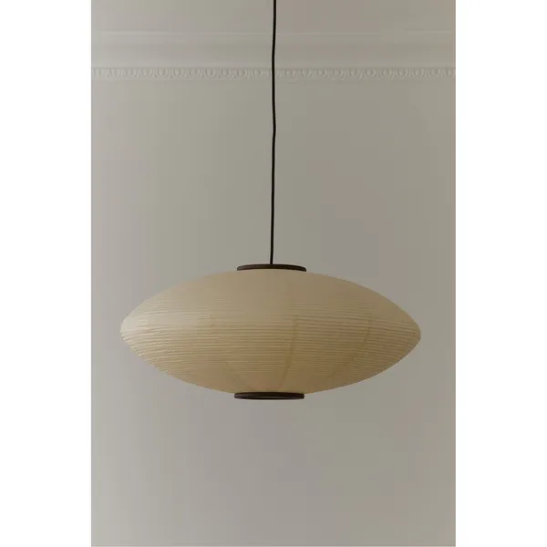 Mori Oval viseća svjetiljka Ø65, orah/Off-white