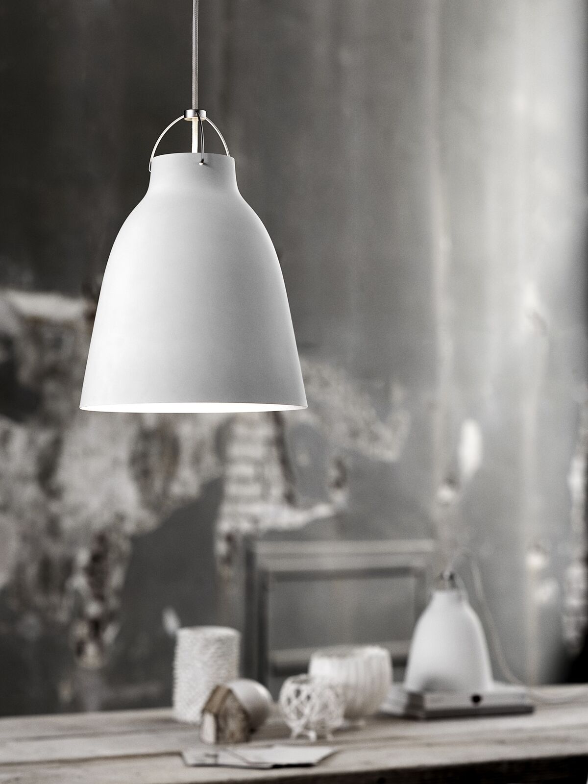 Caravaggio Pendant P2 White