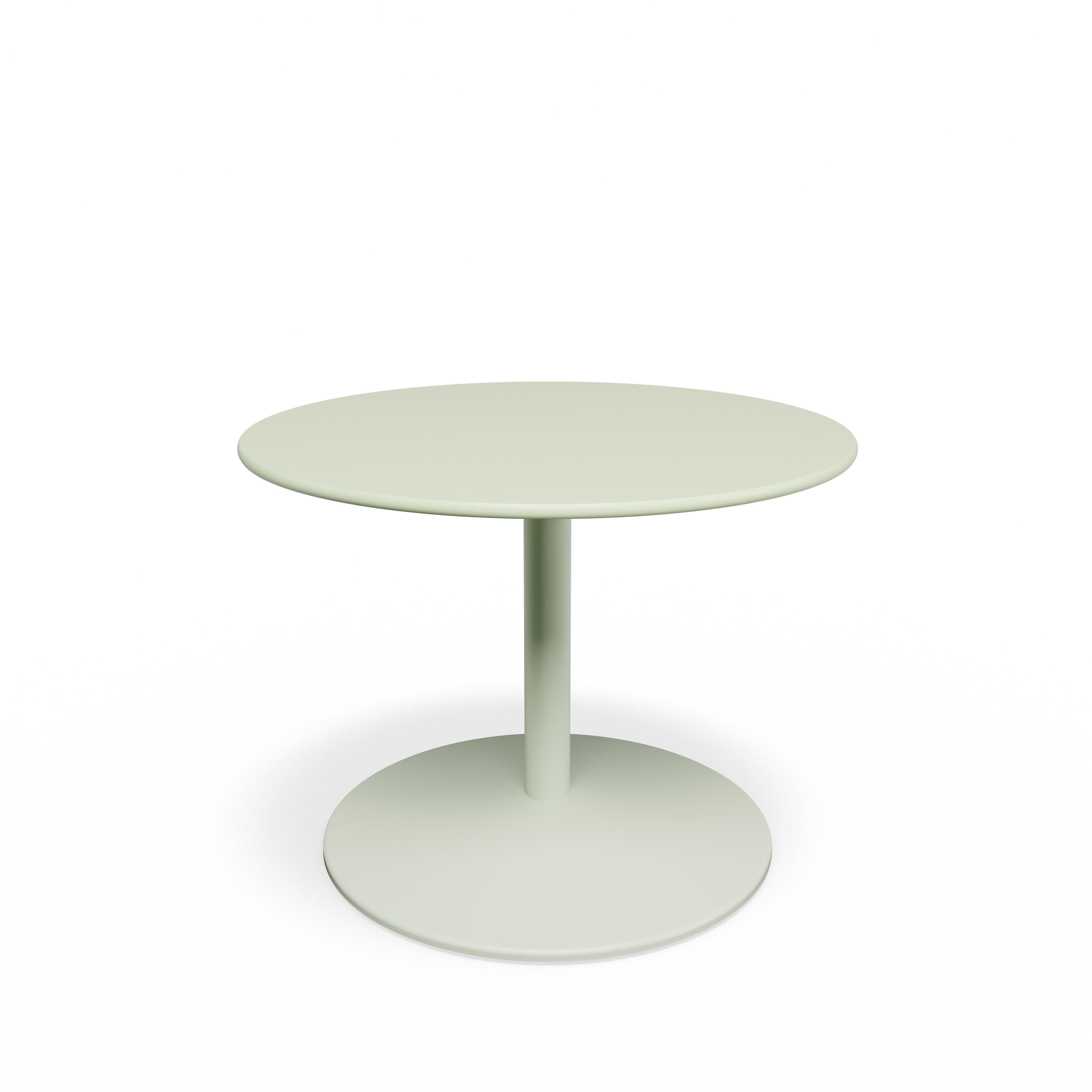 Panton Sofabord Ø60 4183-Forbo Pistachio Linoleum/140 Pomelo