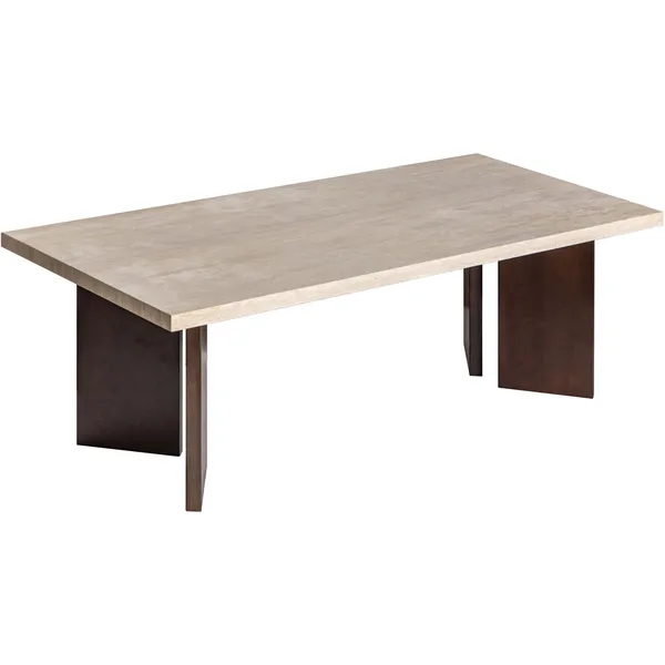 Eden Coffee Table Smoked Oak/Travertine
