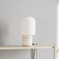 Tokyo Table Lamp White/Beige