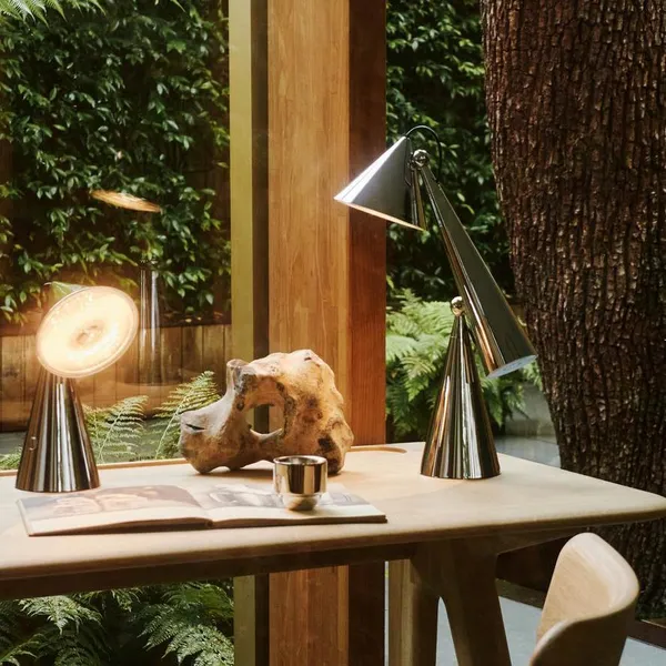 Pose Portable Lamp Silver