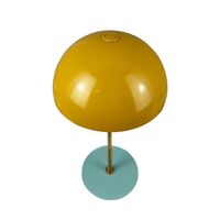 Along Mini Portable Table Lamp LED Set 2 pcs Curry/Turquoise/Brass