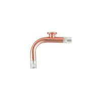 Collo di cigno 10/12 mm rame