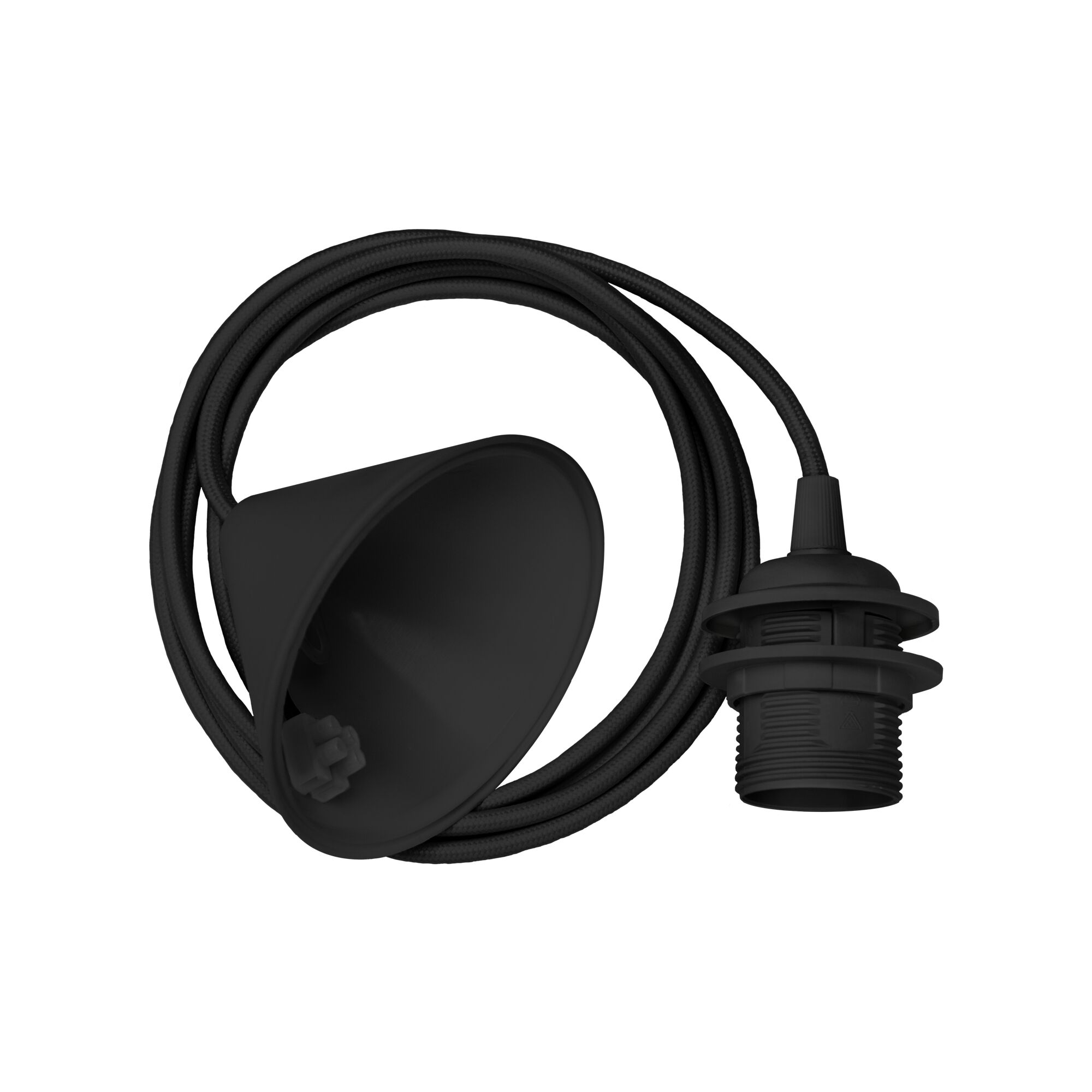 Auvent Conique Rosette Noir