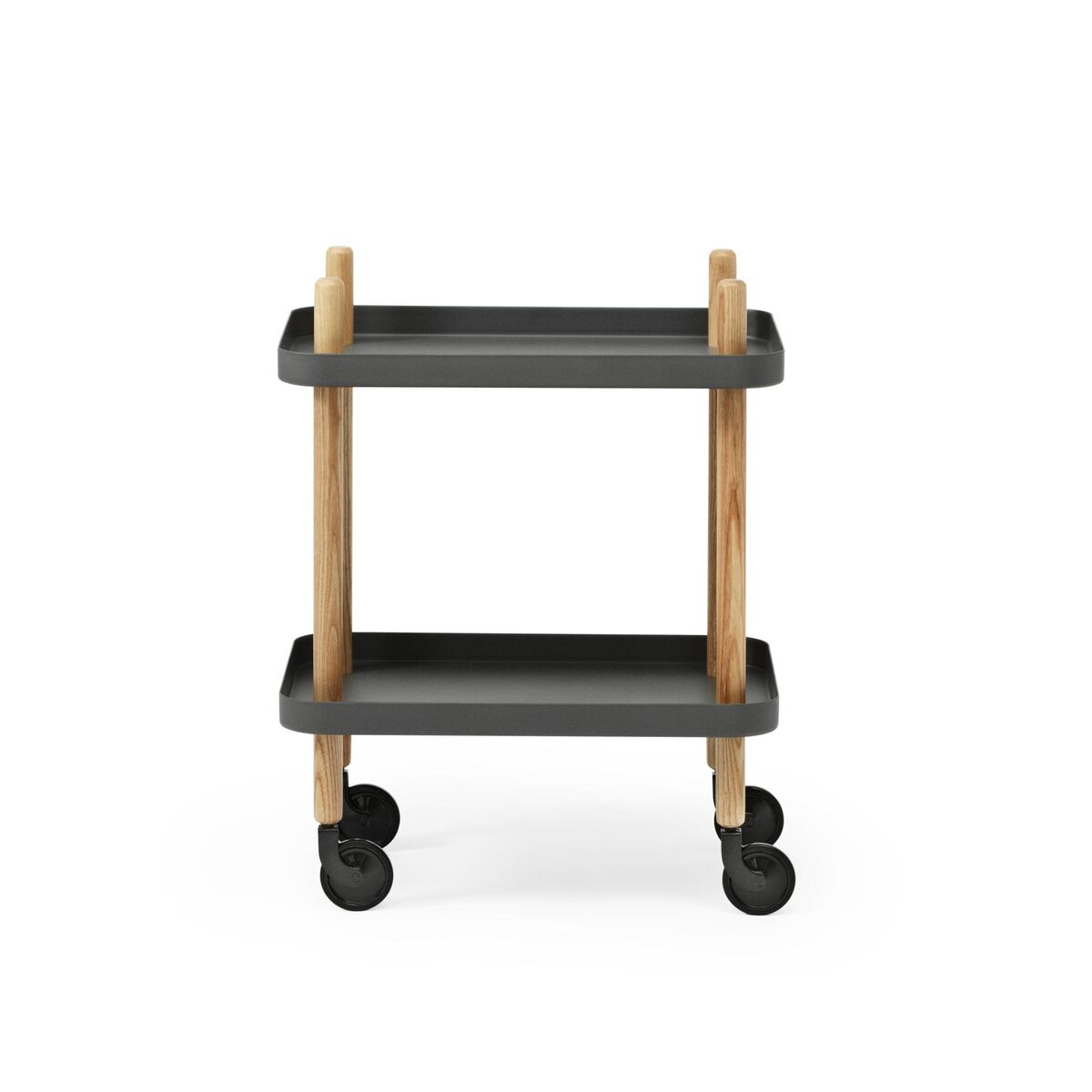 Blokkenwagen Zwart