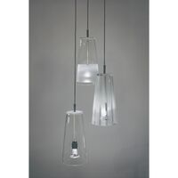 Manhattan Pendant 16 cm Clear