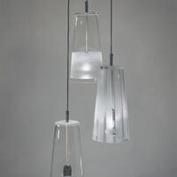 Manhattan Pendant 16 cm Frosted