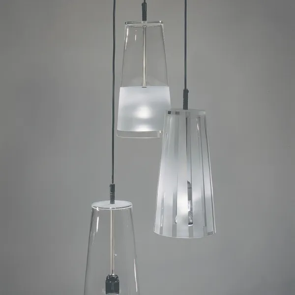 Manhattan Pendant 16 cm Frosted