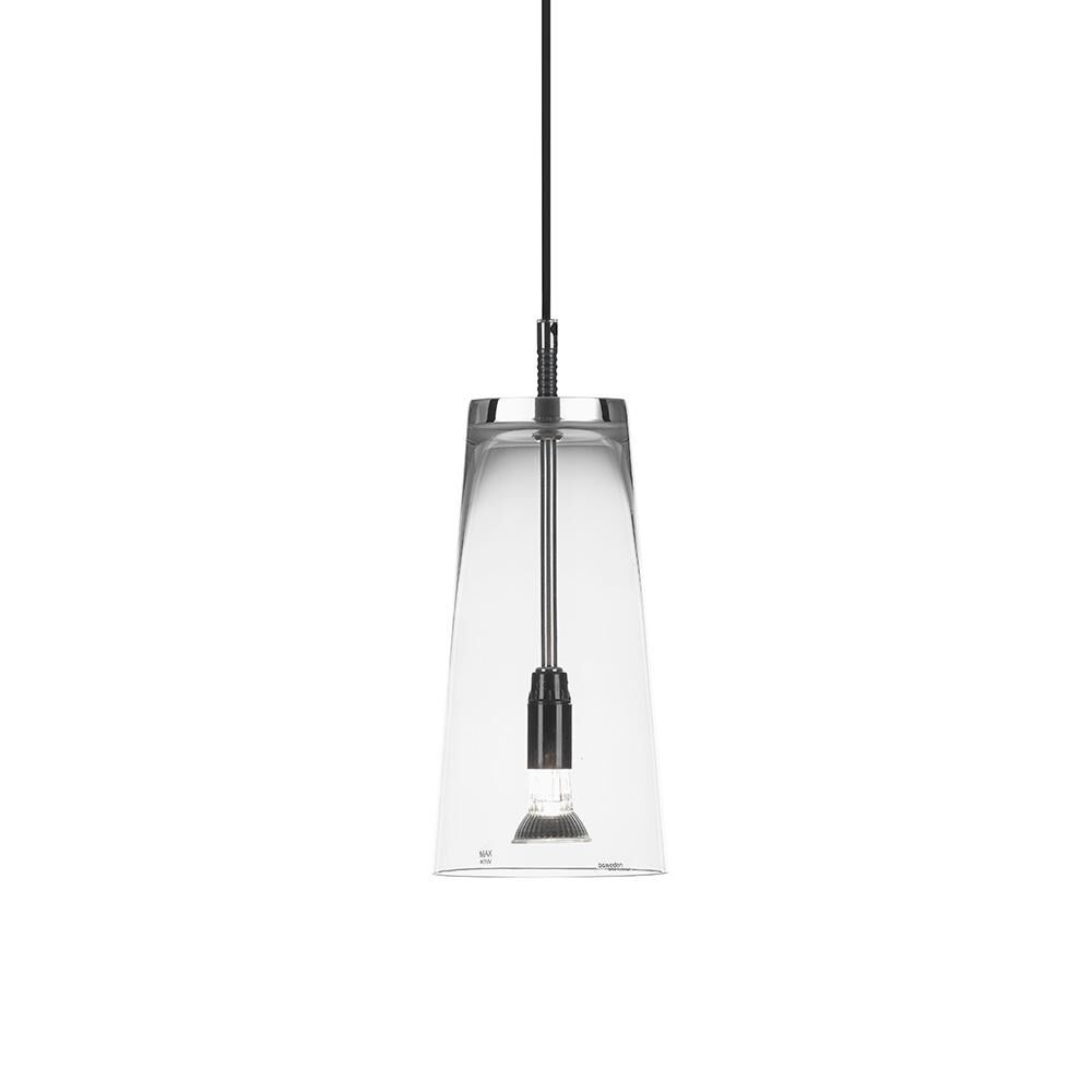 Manhattan Taklampa 29 cm Transparent