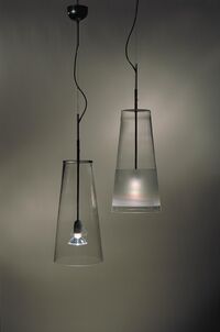 Manhattan Pendant 50 cm Clear