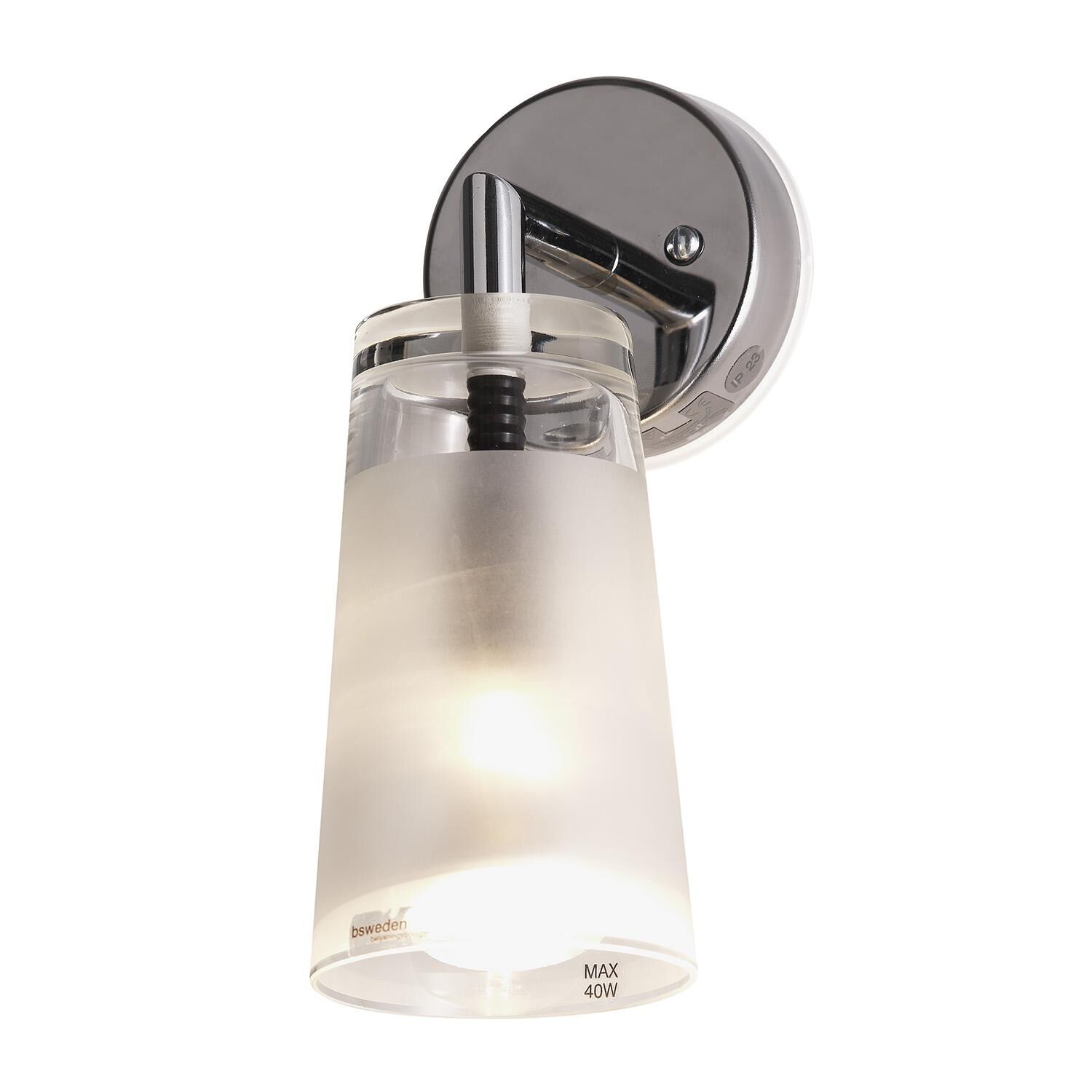 Manhattan V&auml;gglampa 16 cm Frostad