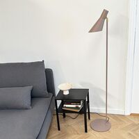 DL12 Gulvlampe Beige/ Messing