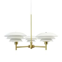 DL20 Chandelier Messing/Opal