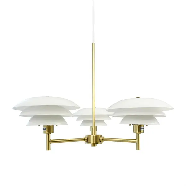 DL20 Chandelier Messing/Opal