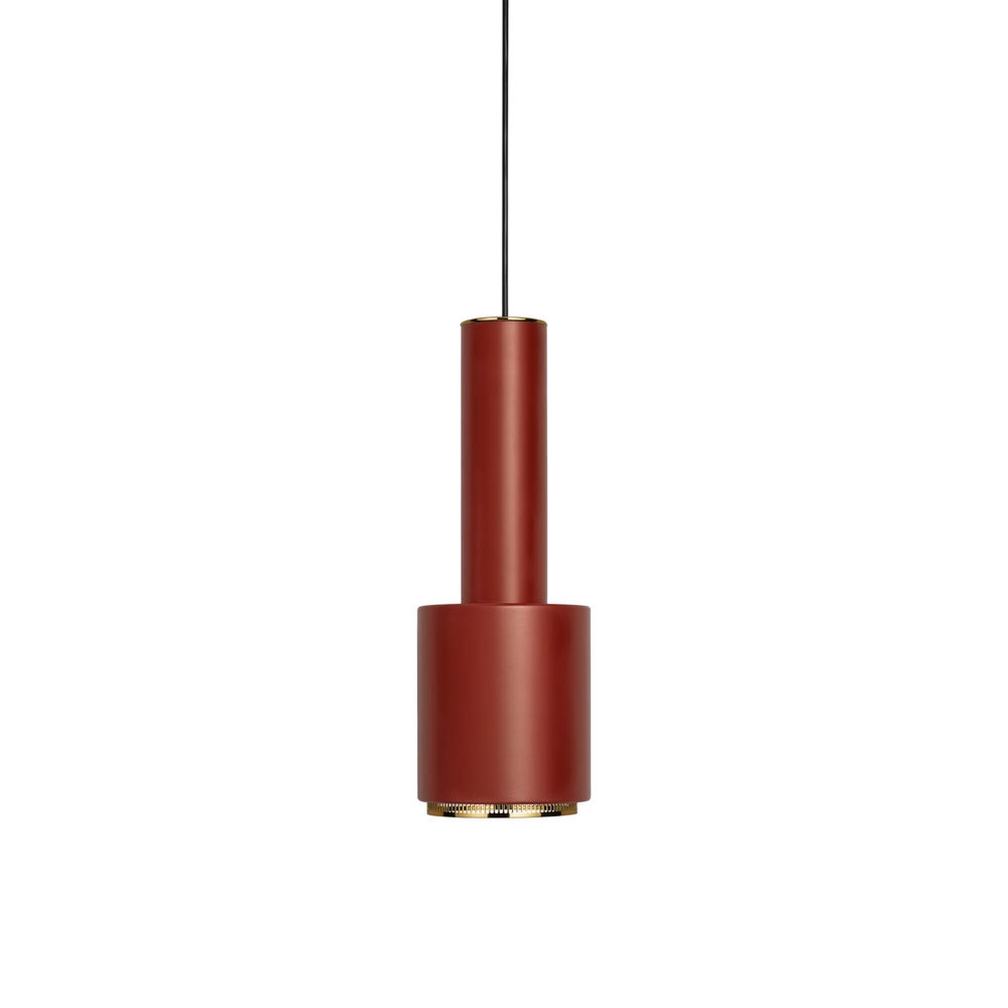A110 "Håndgranat" Anheng Mursteinrød/Hvit/Bronse