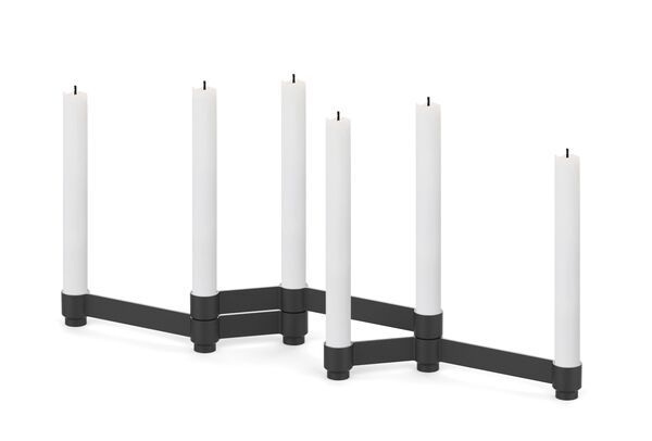 Sero Modular Candle Holder Matte Black