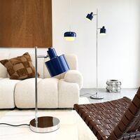 Ocean Table Lamp Blue/Chrome
