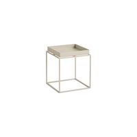 Tray Coffee Table Small Warm Beige/Steel
