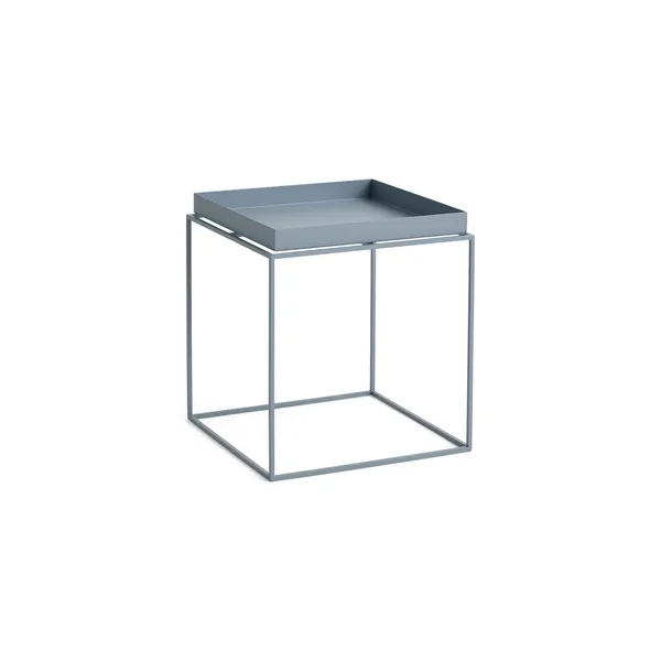 Tray Salontafel Medium Duifblauw/Staal