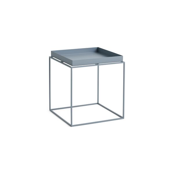 Tray Salontafel Medium Duifblauw/Staal