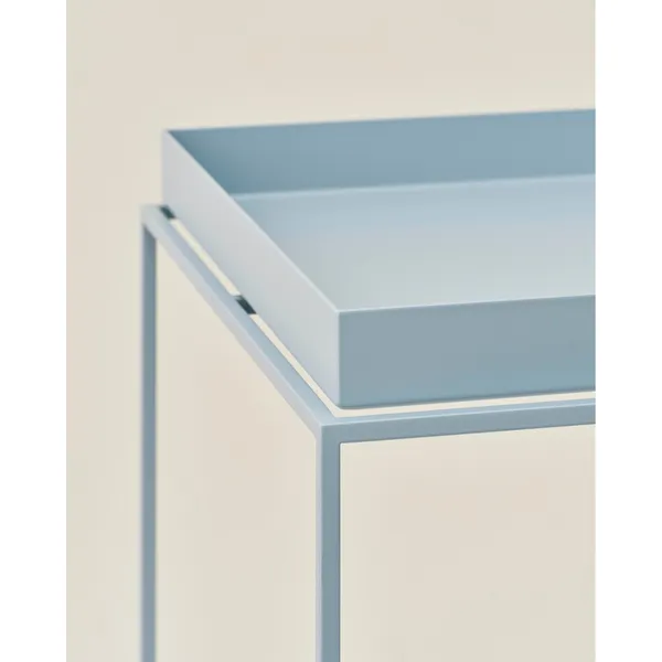 Tray Salontafel Medium Duifblauw/Staal