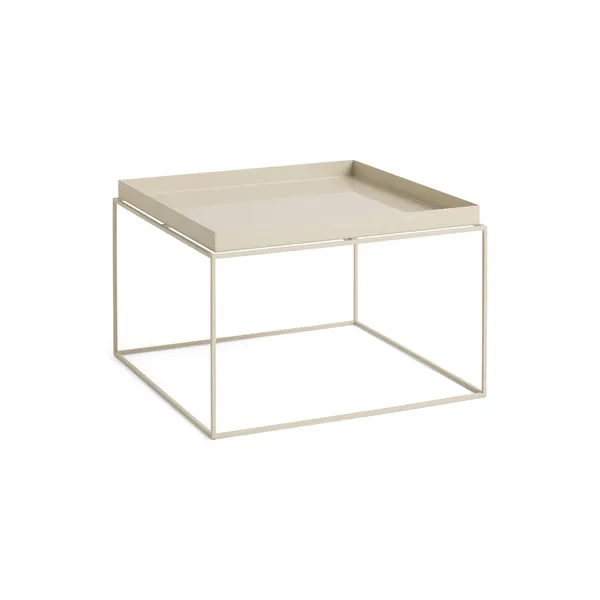 Tray Coffee Table Warm Beige/Steel