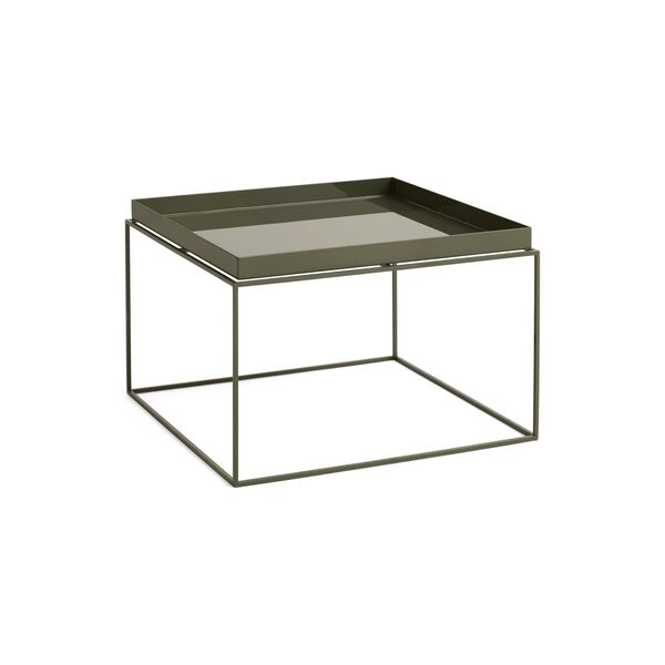 Tray Coffee Table Olive Green/Steel