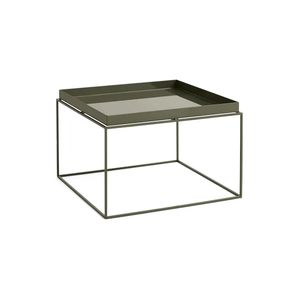 Tray Coffee Table Olive Green/Steel