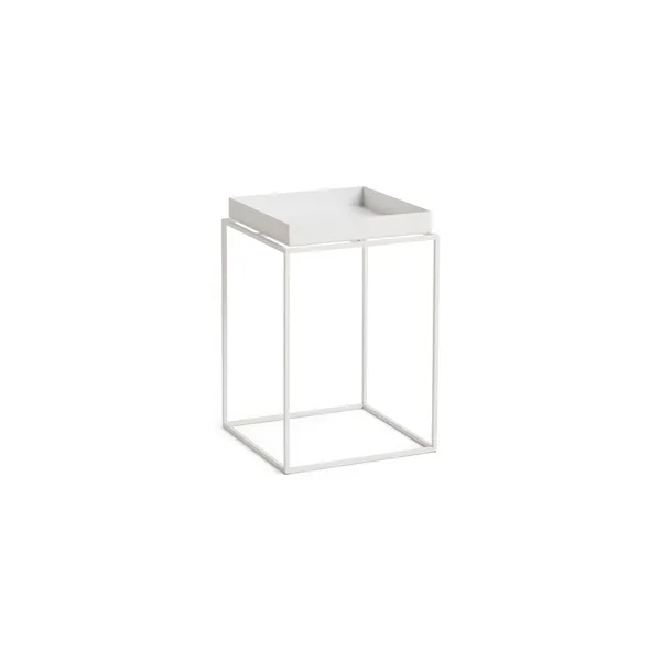 Tray Coffee Table High White/Steel