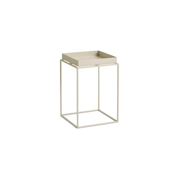Tray Coffee Table High Warm Beige/Steel
