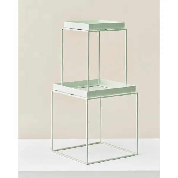 Tray Coffee Table Medium Soft Mint/Steel