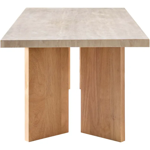 Eden Coffee Table Oak/Travertine