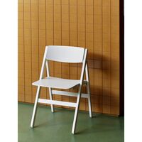 Backflip Folding Chair Cream White