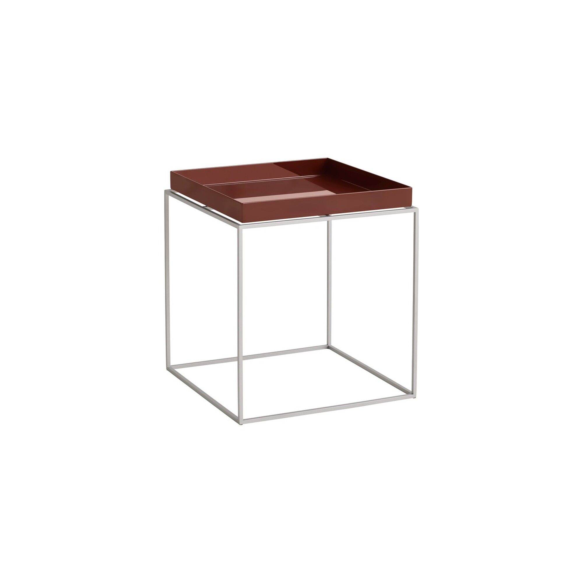 Tray Sofabord Medium Chokolade/Silikone