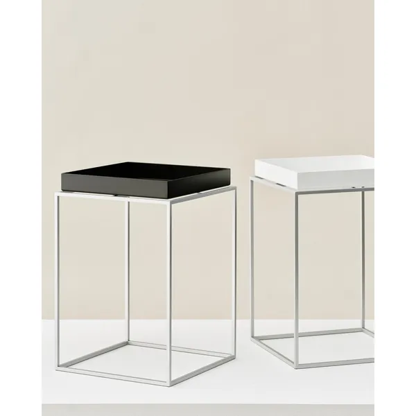 Tray Coffee Table High Black/Silicon