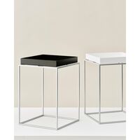 Tray Coffee Table High White/Silicon