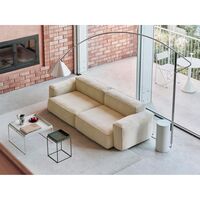 Tray Couchtisch Groß Warmbeige/Stahl