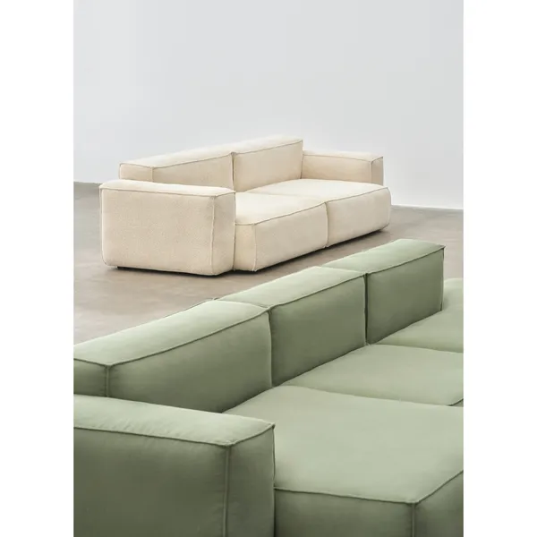 Mags Soft 2.5-zitsbank Linkercombinatie 3 Tartaglia Blauw Tan 1004