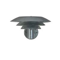 DL25 Outdoor Wall Lamp Galvanised Steel