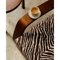 90D Side Table Walnut Stained