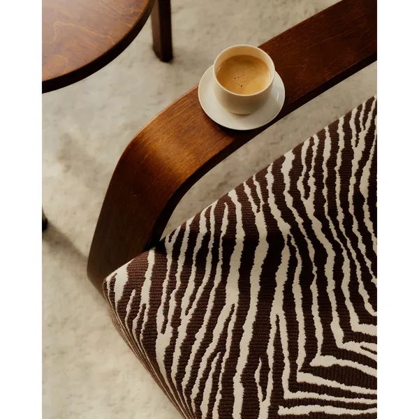 90D Side Table Walnut Stained