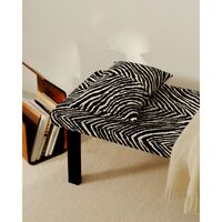 AACCC Zebra Cushion Cover 40x60 Black/White