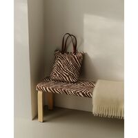 168B Bench 150x35 Honey Lacquered/Brown/White