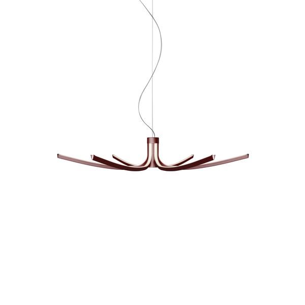 Foscarini Asteria 105 Pendel Mørk Rød