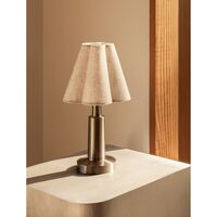 Admiral Transportabel Lampe Krom/Tekstil