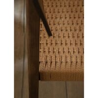 Mauro Dining Chair Black Oak/Paper Cord